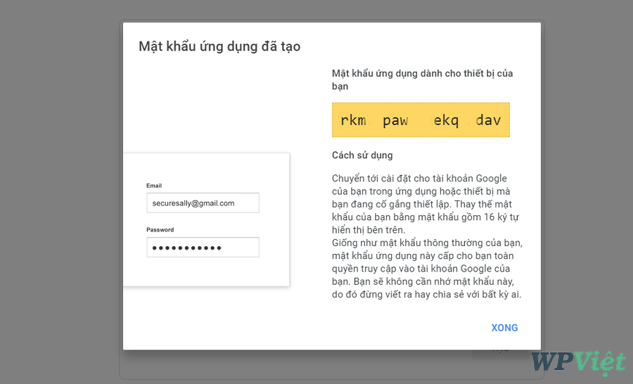 Cách tạo mật khẩu ứng dụng Gmail